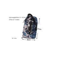 Donut Wing Bladder 1050D Wear-Resistant Outer Back Panel Inflate Wing Large Corrugated Hose Diving Gear for Underwater