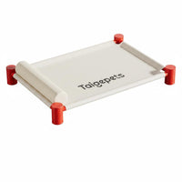 Moisture-Proof Elevated Dog Bed Removable and Washable Raised Pet Cot Easy to Clean Dog Camping Bed Scratch-Resistant for Outdoor