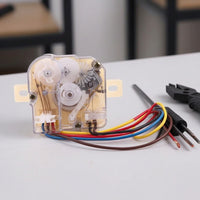 Double-Cylinder 6-Wire Washing Machine Timer Easy to Install Washing Machine Timer Switch Long-Lasting Reliable for Repair Technicians, Appliance Maintenance