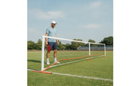 Pickleball Net with Metal Frame Foldable Pickleball Net System Weather-Resistant for Associations, Gyms