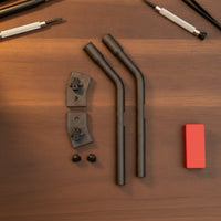RC Crawler Exhaust tube Easy to Install RC Exhaust Kit with Fasteners Wear-Resistant Tailpipe for Hobbyists