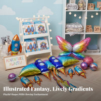 Photo Prop Wearable Appendage Balloon Lightweight Inflatable Backpack Wings for Toddlers, Adults, Birthday Parties, Dress Up Play, Festivals