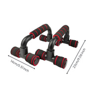 Chest Expansion Wood Handle Push-up Stand Muscle Building S Shape Push-up Stand Upper Body Workout Pushup Handles for Men, Gym