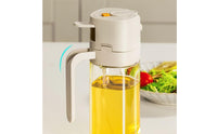 2 in 1 Oil Spraying Bottle and Dispenser Food-Grade Material Pourer Reusable Kitchenware for Air Fryer Users