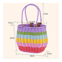 Easy to Install Children's Bike Basket Sturdy Kids Bike Basket for Scooter Riding
