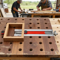 Embedded Tail Vise Strong Clamping Power Carpentry Tail Vise Easy Installation Workbench Hardware for Hobbyists, Cabinet Makers, Workshop