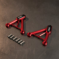 Headlight Side Brackets CNC-Machined Motorcycle Headlight Bracket Aluminum Alloy Modified for Commuters, Front End Upgrade