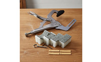 Handheld Fret Press Interchangeable Curve Inserts Guitar Fret Press Tool Adjustable Pressure for Luthiers