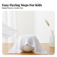 Adult Cotton Fabric for Dyeing DIY Art Washable for Group Workshops