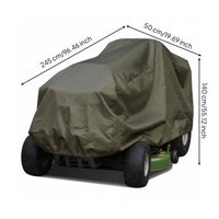 Waterproof Tractors Cover Dustproof Riding Lawn Tractors Cover Weatherproof for Outdoor, Garage