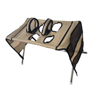 Collapsible Pet Grooming Table with Mesh Top Lightweight Furniture for Dog Groomers