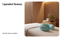 Memory Foam Core U-Shaped Prone Pillow Ergonomic Design U-Shaped Face Pillow Slow Rebound for Estheticians, Masseuses, Spas