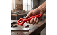 Stamp Holder with Firm Hold Handle Non-Slip Metal Punch Stamp Holder for Craftsmen, Machinists, Bench Work, Workshop