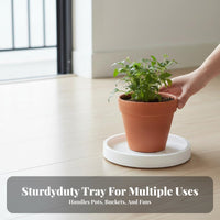 360° Pivotating Wheels Wheeled Plant Trolley Easy to Move Pot Trolley Sturdy Planter Base Stable for Gardeners, Homeowners, Seniors, Indoors, Indoor, Balcony, Garden