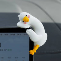 2 Pieces Dashboard Duck Adorable Car Duck with Display Hook Adorable for Drivers