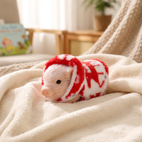 Toy Pig with Hood Collectible Farm Pig Figurines Detailed for Nursery