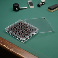 Billiard Cue Tip Storage Box 36 Slots Sports Accessory Compact for Pool Hall