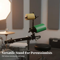 Cowbell Holder Clamp Multi-Instrument Mount Cymbal Stand Accessory Holder Percussion Mounting Bracket Fully Adjustable
