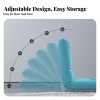 Adjustable Floor Lounger Sturdy Frame Multi-Position Floor Lounger for Students