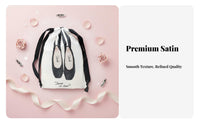 Portable Ballet Shoe Bag Travel-Friendly Pointe Shoe Bag Stylish Design for Children, Ballerinas