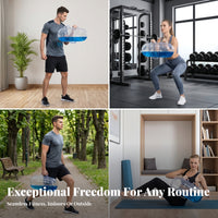 Transparent Portable Training Weight Bag Foldable Cylindrical Exercise Water Bag