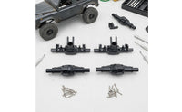 RC Axle Housing with Screws Upgrade Replacement Aluminum Axle Cover Easy to Install Hardware for Crawler Builders