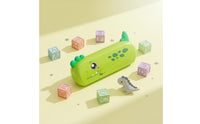 Lung Capacity Training Cartoon Creature Harmonica With Lanyard 16-Hole Beginner Harmonica Easy to Clean Creature Themed Wind Instrument for Beginners