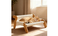 Raised Cat Lounge Lightweight Cat Sofa Cozy Kitty Lounge Chair Sturdy for Cats, Small Pets, Living Room