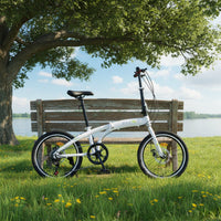 20 Inch Folding Bike Adjustable Handlebar Portable Commuter Bicycle for Adults