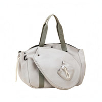 Soft-Sided Sports Travel Bag Top Handles Oxford Cloth Duffel Bag Front Zip Pocket Luggage Side Drawstring Pockets for Everyday Use