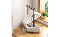 Metal Hanger Storage Rack Clothes Hanger Storage Rack Wrought Metal Wardrobe Organizer for Balcony