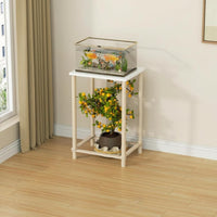 Multi-Tier aquatic aquarium Rack sturdyDuty aquatic habitat Stand Easy Assembly for Homeowners
