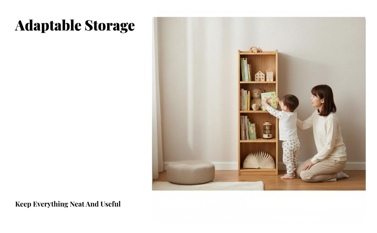 House-Shaped book display unit Floor-Standing children's Furniture designed for children Design Book Organizer for Preschoolers, Toddlers, Bedroom, Study Room, Nursery