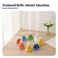 8 Pieces Educational 8 Note Hand Bell Set Interactive Play Children's Plaything