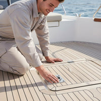 Coil-Driven Loaded Lifting Handle Sturdy Boat Deck Hatch Handle Mirror Polished for DIYers, Floor, Cabinet