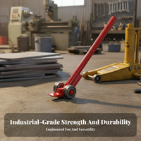 Heavy Duty Roller Top-Grade Bearing Machinery Moving Lever Labor-Saving Flat for Movers, Professionals, Lifting, Work Site S, Workshop