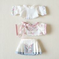20cm Cotton Doll Ancient Style Outfit Set - Chinese Traditional Clothing for Plush Dolls