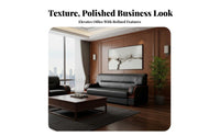 3-Piece Reception Sofa Set Modern Chinese artistic Sectional Sofa Set managerial Design Office Furniture for managerials, Clients, Lobby, Waiting Room