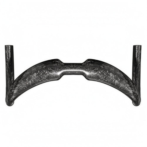 0-Degree Track Bike Handlebar Glossy Carbon Fiber Drop Handlebar Lightweight