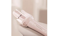 Hair Straightener and Curler 2-in-1 Curling Iron with Brush Attachment Interchangeable Hot Air Brush Ceramic-Coated Styling Tool