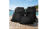 5 Pieces Lightweight Dry Bags with Roll-Top Closure Long-Lasting Roll Roll-Top Bag Compact Heavy-Duty for Backpacking