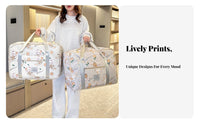 Multifunctional Large Capacity Travel Bag Multi-Compartment Portable Luggage Bag Lightweight for Travelers, Hospital, Weekend Trips, Airport