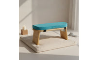 Meditation Stool Bamboo Meditation Bench Upholstered Mindfulness Stool for Meditators