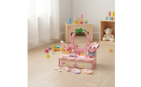 Pink Vanity Set with Accessories Girls Toy Makeup Vanity Princess Toddler for Toddlers