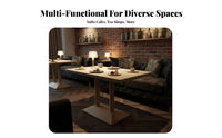 Booth Design Banquette and Table Set Modern design Cafe Furniture Easy to Clean Restaurant Seating Space-Saving for Business Owners, Adults, Milk Tea Shop, Fast Food Outlet, eatery, Dining Room