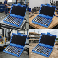 10 Pieces Bit Socket Kit Reinforced Bit Socket Set with Case Anti-Slip Tools for Automotive Repair, Machinery Maintenance
