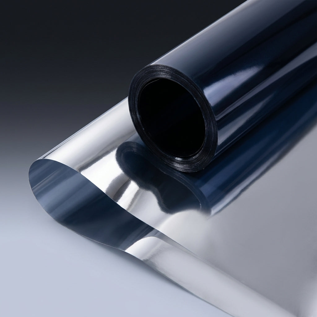 Frosted Window Film for Bathroom Privacy, Opaque Window Tint Film Home Office Decor, Extra Wide 110cm Window Frosting Film, 0.05mm PET Material