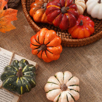 Foam Pumpkin Mini Faux Pumpkin Autumn Decoration for Photo Props