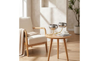 Bowl with Branch Base Sculptural Decorative Bowl Geometric Sculpture for Living Room