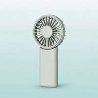 Foldable Handheld Fan Portable Battery-Powered Handheld Fan Adjustable Speed Light Display Display for Travelers, Travel